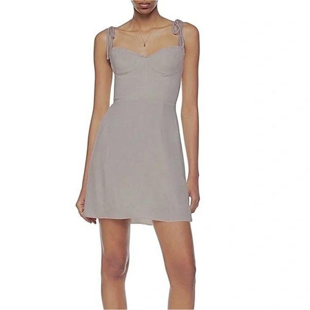 Aritzia Wilfred Romantic Sweetheart Babydoll Mini Dress Woman's Size 6